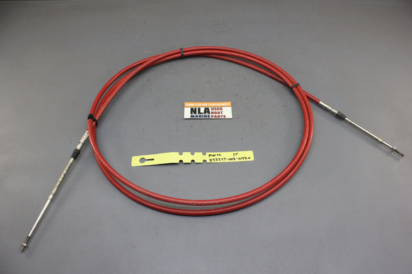 Morse D32377-003-0132.0 Universal Type 33C Control Cable 11' ft