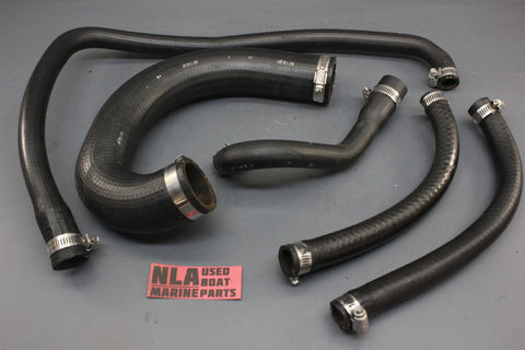 OMC Cobra 0911945 0312781 0913487 V6 4.3L Water Pump Cooling Hose Set 1989 Only