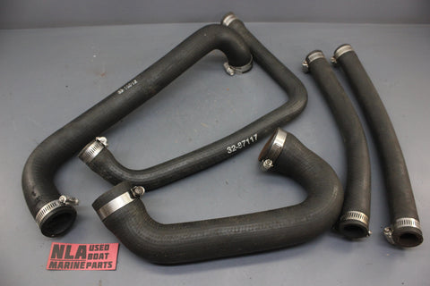MerCruiser 32-87117 32-87116 32-87108 Thermostat Cooling Hose Set V8 350 305 5.7
