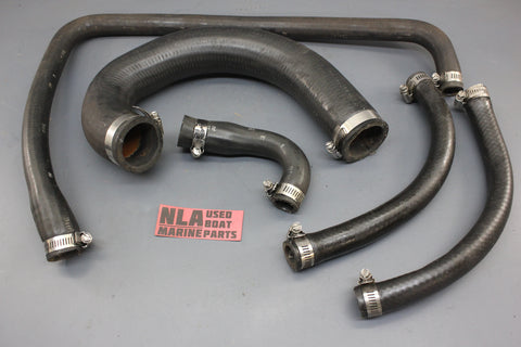 OMC Cobra 0911945 0312781 0911944 V6 4.3L Water Pump Cooling Hose Set 1986-88