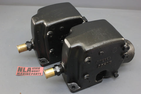 MerCruiser 98503 98504A3 V6 V8 4.3L 5.7L 305 350 3" Pair Exhaust Manifold Risers