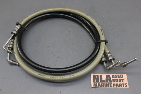 MerCruiser 32-861128 32-861127 Transom Hydraulic Trim Pump Hose Alpha Bravo Gen2