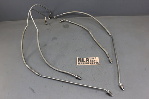 OMC Cobra 0985614 0985615 0985616 0985617 Hydraulic Power Trim Oil Lines Hoses