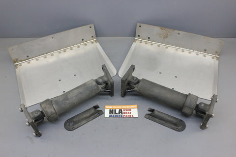 Boat Leveler Mfg Co Hydraulic Trim Tabs 11-7/8 x 7-7/8 and Actuator Cylinders
