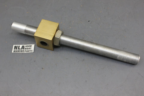 MerCruiser 95846A3 Steering Cable Block Threaded Tube 140hp 3.0L 3.0LX 1983 & Up