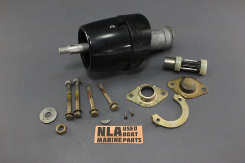 HI-LEX Rack & Pinion Blue Steering Cable Helm Angled Bezel Dash Mount Boat