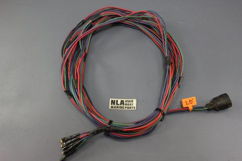 MerCruiser OMC Cobra Tilt Power Trim Pump 20FT 3-Wire Round Plug Wiring Harness