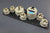 Boat Dash Panel Gauge Set Teleflex Black Face Speedometer RPM Gauges Oil Fuel