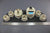 Boat Dash Panel Gauge Set Teleflex Black Face Speedometer RPM Gauges Oil Fuel