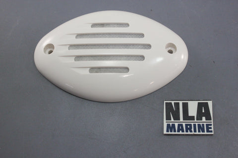 AFI 11194 Boat Pontoon Horn Cover Grill Off-White Plastic Hidden Flush