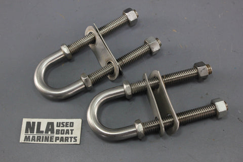 Boat Marine Heavy Duty Stainless Steel U-Bolt Bow Stern Transom Towing Hardware