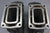 OMC 909863 0909863 Exhaust Elbows Riser Stringer V8 305 350 5.7L High Rise Pair