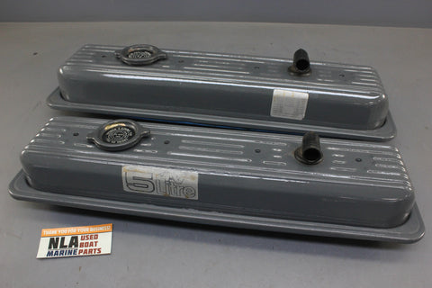 OMC 913268 0913268 Valve Cover Set GM V8 5.0L 5.7L 305 350 1987-1990