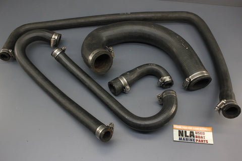 OMC Cobra GM V8 5.7L 5.0L 910167 911944 911946 Water Cooling Hose Set 1986-1988