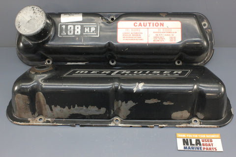 MerCruiser 888 188hp Ford 302 V8 351 Valve Rocker Cover Port Starboard 1970-1977