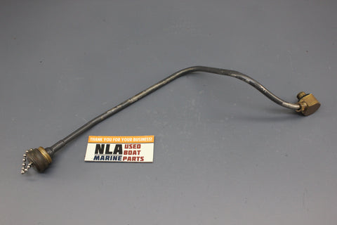OMC 979841 Stringer Cobra 120hp 140hp 4cyl Oil Line Drain Tube Assembly 1973-87