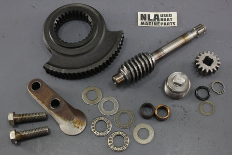 OMC 910354 910355 313235 Stringer Upper Steering Worm Gear case Wheel Sterndrive