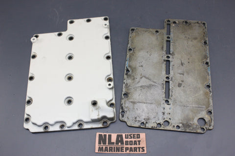 Johnson Evinrude 323153 317729 Inner Outer Exhaust Cover 85hp V4 1978-1980