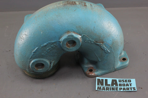 OMC 908251 0980188 Stringer Exhaust Elbow Riser 140hp 3.0L 165hp 4.1L 1974-1981