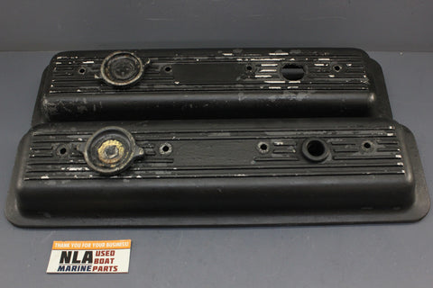 OMC 913336 0913336 Valve Cover GM V8 5.7L 350 King Cobra 1988 Cast Aluminum