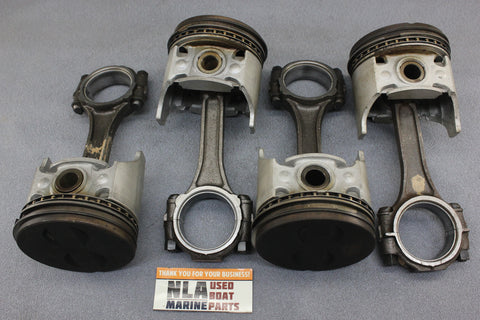 GM 2771318 Piston Connecting Rod Set MerCruiser 736-2343 2.5L 120hp 4cyl 153CID