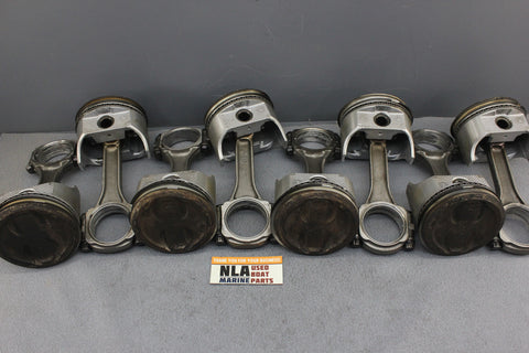 MerCruiser 350 5.7L V8 .040" Oversize Pistons SBC 1470.04 Silv-O-Lite 1971-95