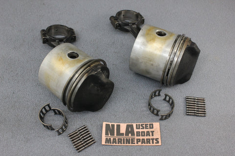 Johnson Evinrude 0378069 0378067 307070 RD RDS-22 Piston Connecting Rod Set 1960