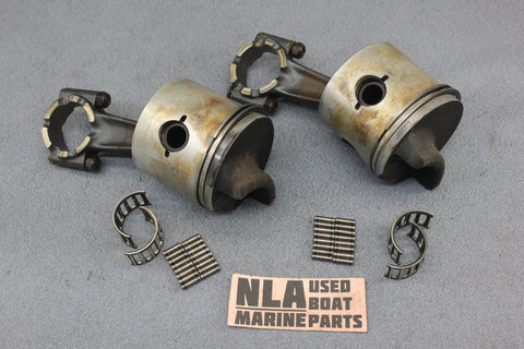 Mercury Mariner 745-4973 745-6614A3 Piston Connecting Rod Assembly 65-70hp 3cyl