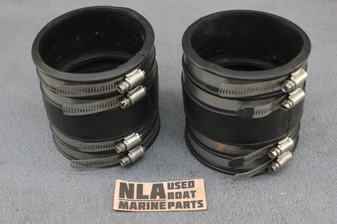 MerCruiser 32-44348T Exhaust Riser Boot Bellows 4" Tube Hose V8 350 305 5.0 5.7