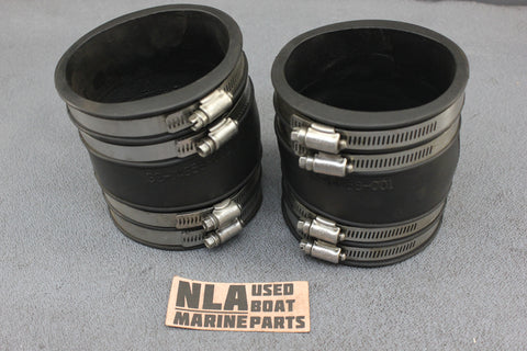 MerCruiser Exhaust Riser Boot Bellows 4" 32-14358T Tube Hose V6 V8 350 4.3L