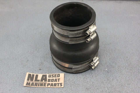 MerCruiser 3.7L 4cyl 470 488 170 4" to 3" Exhaust Elbow Riser Tube Boot 70981A3