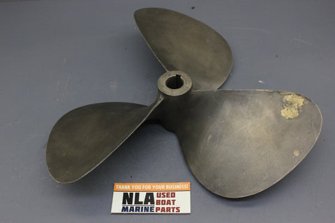 Michigan Wheel 14RH12 1" Inboard Propeller 14"x12" Pitch RH 3-Blade Cup Ni-Bral - NLA Marine
