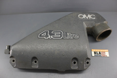 OMC Cobra Stringer Exhaust Manifold 984221 0984221 Port Left V6 4.3L