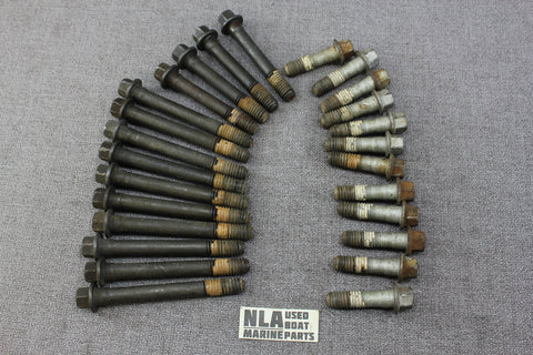 OMC 0914451 0914449 0914450 GM 4.3L V6 Cylinder Head Bolt Bolts Set 1986-1998