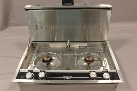 Princess SeaWard Model 2252 Alcohol-Electronic Dual Burner Stove Boat RV Camper