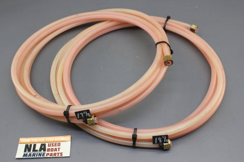 SeaStar Hydraulic Steering 3/8" Hose Tubing Hoses Set Female 17.5FT & 18.5FT