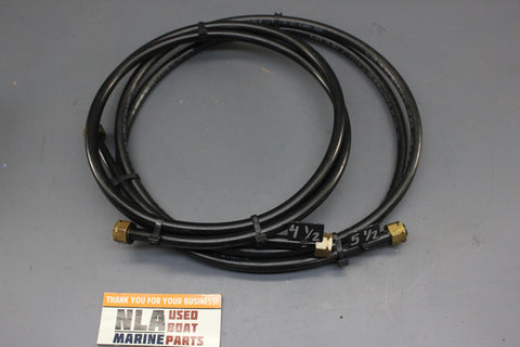 SeaStar Hydraulic Steering 3/8" Rigid Hose Tubing Hoses Set Female 4.5FT & 5.5FT
