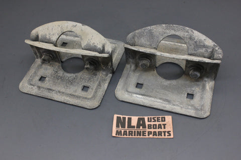 PlayStar Dock Section Pier Leg Foot Plate PS 1023 Pipe Galvanized Set of Two