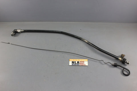 MerCruiser 97346A2 97381 470 170hp 3.7L 4cyl Oil Pan Drain Dipstick Tube Gauge