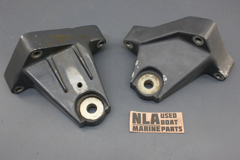 OMC 912482 912483 Cobra Ford 2.3L 4cyl Front Engine Side Mounts Bracket Brace