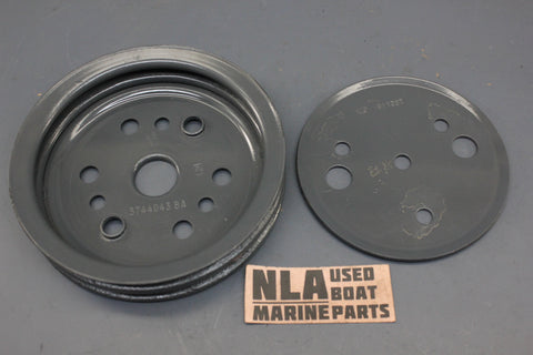 OMC 3744043BA Cobra GM V6 V8 3.8L 4.3L 5.0L 5.7L Crankshaft Pulley 1976-1986
