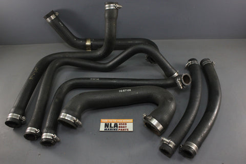MerCruiser Chevy GM 3.8L 4.3L V6 185hp 262CID Water Cooling Hose Set 1983-1986