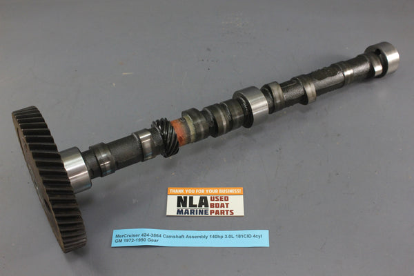 MerCruiser 424-3864 Camshaft Assembly 140hp 3.0L 181CID 4cyl GM 
