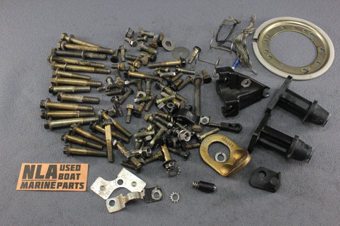 Johnson Evinrude 1990 2cyl 40hp Outboard Motor Screw Bolt Set Assorted Parts Kit