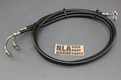 Volvo Penta 3853825 Cobra OMC Power Trim Tilt Oil Line Hose Pump Manifold PAIR