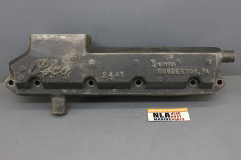 OMC 909280 912441 Cobra V8 350 5.7L 305 Starboard Right Exhaust Manifold 1979-89