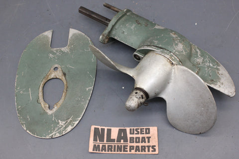 Sears Roebuck Elgin 7.5hp 571.58741 Lower Unit Gearcase Propeller Gear Box 1950