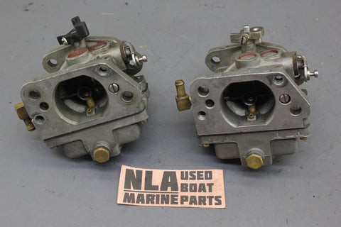 Mercury Mariner 1379-6071A23 1379-6071A33 WM-12 Carb Carburetor Set 80hp 1981