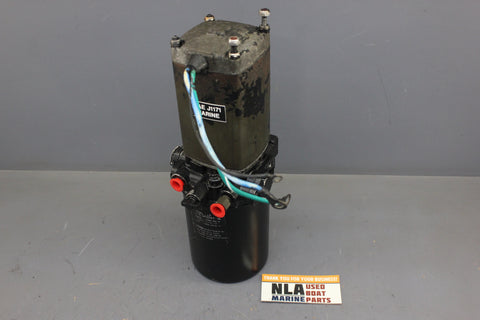 MerCruiser Power Trim Tilt R MR Hydraulic Pump Motor Oildyne Metal Reservoir V1