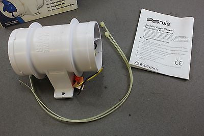 Marine Boat Blower 12V DC Runabout Electric Bilge Ventilation 3" in Rule Fan